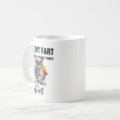 Funny Fart Whisper Owl Mug - Hoot Custom Coffee コーヒーマグカップ (正面左)