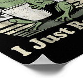 Funny Fartin Frog Sometimes I Just ポスター (角)