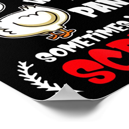 Funny Farting Chicken Lover I Dont Fart I Whisper  ポスター (角)