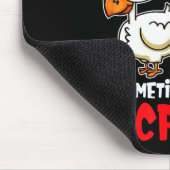 Funny Farting Chicken Lover I Dont Fart I Whisper マウスパッド (コーナー)