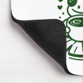 Funny Farting Frog Froglet Fart Sometimes I Just B マウスパッド (コーナー)