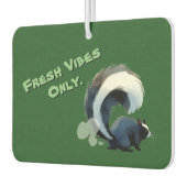 Funny Farting Skunk Cute Humor Horizontal カーエアーフレッシュナー (左)