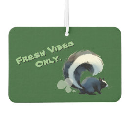 Funny Farting Skunk Cute Humor Horizontal カーエアーフレッシュナー