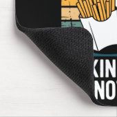 Funny Fast Food Ison Tester Gift Retro Dad Tax  マウスパッド (コーナー)