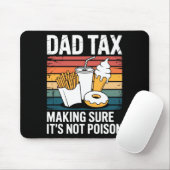 Funny Fast Food Ison Tester Gift Retro Dad Tax  マウスパッド (マウス)