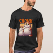 Funny Fat Cats Meme, Chonk Cat  Cat lover Gift Tシャツ (正面)