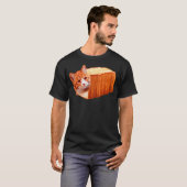 Funny Fat Orange Cat Bread Meme Tシャツ (正面フル)