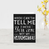 Funny Father Dad From Daughter Fathers Day Daddy  カード (黄色い花)