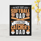 Funny Father Daddy From Softll Men Funny Fathers D カード (黄色い花)