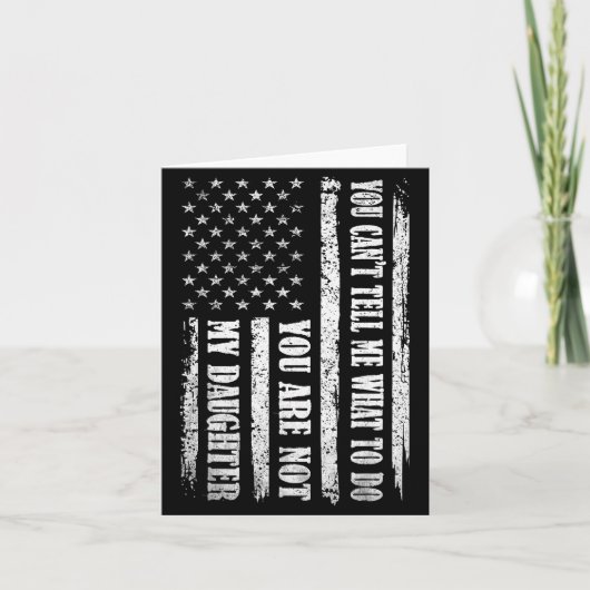 Funny Father Day Design For Daddy Papa Men From Da カード (正面)