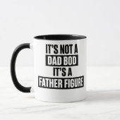 Funny Father Figure Dad Bod Coffee Mug Gift マグカップ (左)