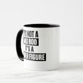 Funny Father Figure Dad Bod Coffee Mug Gift マグカップ (正面左)