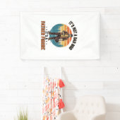 Funny Father Figure Vintage Dad Humor Shirt Design 横断幕 (インサイチュ)