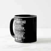 Funny Fathers Day Bonus Dad Gift From Daughter マグカップ (正面左)