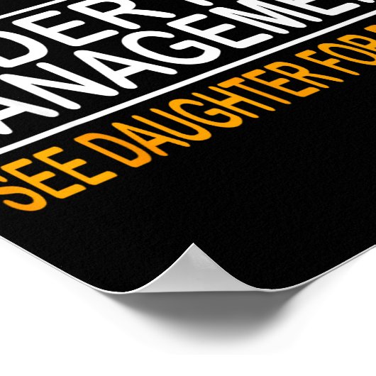 Funny Father's Day Retired Under New Management Se ポスター (角)