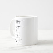Funny Favorite Child mug,Personalized Dad Mug コーヒーマグカップ (正面左)