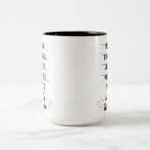Funny Favorite Child Mug with 5 Names Custom Gift ツートーンマグカップ (中央)