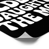 Funny Favorite Oldest Daughter Proud Parent Senior ポスター (角)