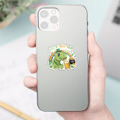 Funny Feelin' Rex-Tra Lucky T-Rex | St. Patrick's シール (スマートフォン)
