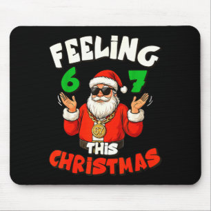 Funny Feeling 6-7 クリスマスのこの頃 サンタ 67 六 七 マウスパッド