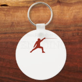 Funny Fencing I Would Rather Be Fencing 2 キーホルダー (正面)