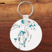 funny-fencing-in-space-gift-for-a-fencer-t-shirt_B キーホルダー (正面)