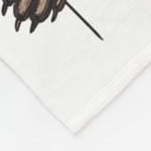 Funny Feral Raccoon Valentine's Day Sarcastic Humo フリースブランケット (角)