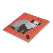 Funny Ferret Music Lover タイル (側面)