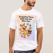 Funny Festive Cartoon Tシャツ (正面)