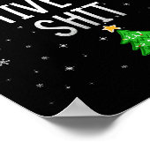 Funny Festive Christmas Shirt Holiday Humor For Me ポスター (角)