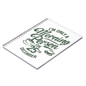 Funny Festive Notebook ノートブック (左側)