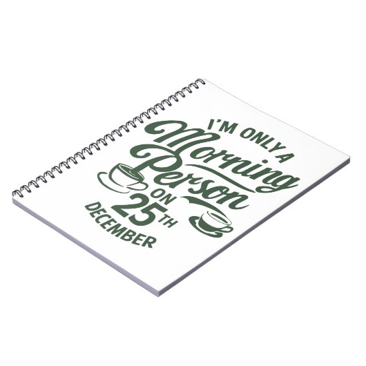 Funny Festive Notebook ノートブック (左側)