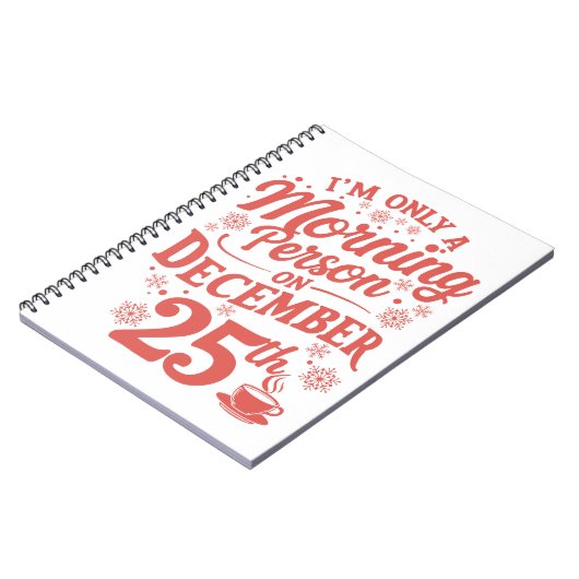 Funny Festive Notebook ノートブック (左側)