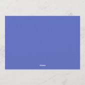 Funny & Festive Winter Party-Snow and Aliens 招待状 (裏面)