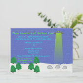 Funny & Festive Winter Party-Snow and Aliens 招待状 (スタンド正面)