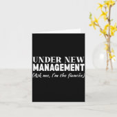 Funny Fiancee Under New Management Matching Fiance カード (黄色い花)