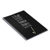 Funny Field Hockey Gifts For Her Player Girls ノートブック (右側)