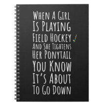 Funny Field Hockey Gifts Sports Player Girls Women