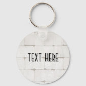 Funny Fierce Black Cat Cartoon  キーホルダー (裏面)