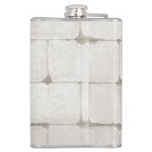 Funny Fierce Black Cat Cartoon  フラスク (裏面)