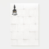 Funny Fierce Black Cat Cartoon  ポストイット (正面)