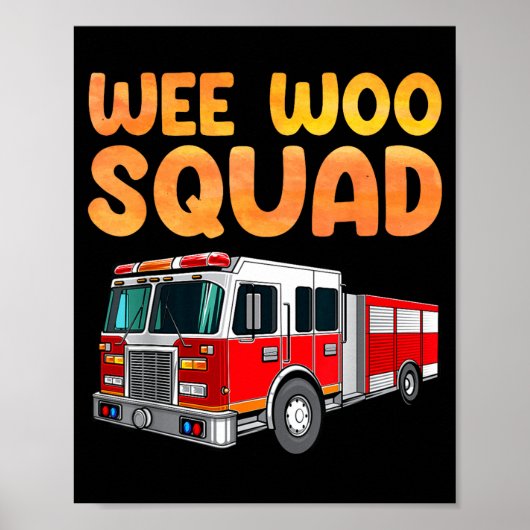 Funny Firefighter Art For Kids Men Women Fireman F ポスター (正面)