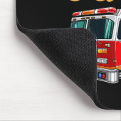 Funny Firefighter Art For Kids Men Women Fireman F マウスパッド (コーナー)