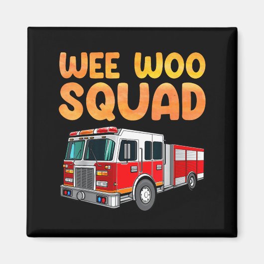 Funny Firefighter Art For Kids Men Women Fireman F マグネット (正面)