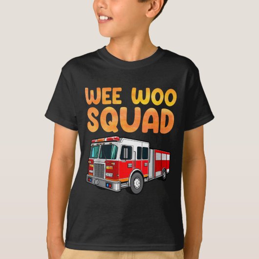 Funny Firefighter Art For Kids Men Women Fireman F Tシャツ (正面)