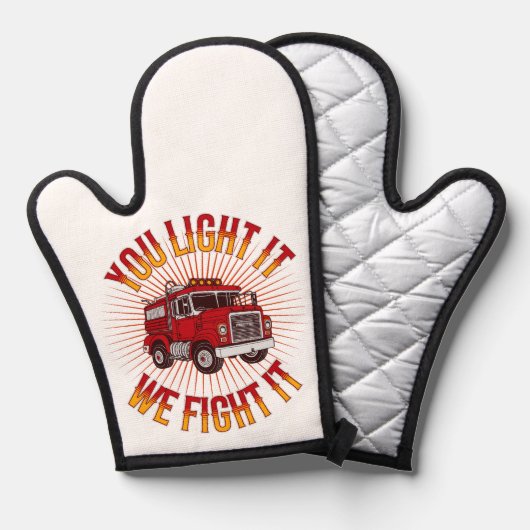 Funny Firehouse Kitchen 鍋つかみ (正面/裏面)