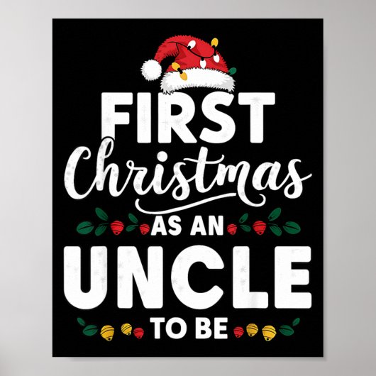 Funny First Christmas As An Uncle To Be New Uncle  ポスター (正面)