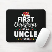 Funny First Christmas As An Uncle To Be New Uncle  マウスパッド (マウス)