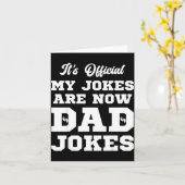 Funny First Time Dad For Men New Father Papa Dad J カード (黄色い花)