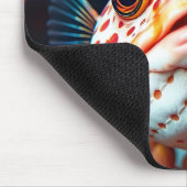 Funny Fish and Coral Close  マウスパッド (コーナー)